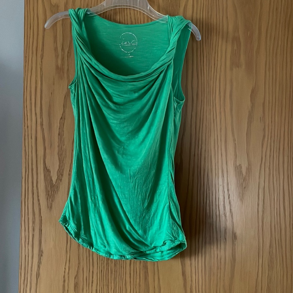 Inc green cowl neck top. Gently worn.